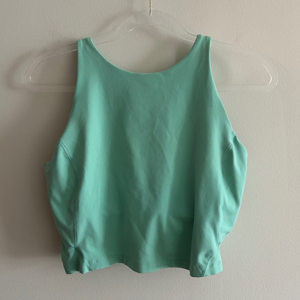 Lululemon Align High-Neck Tank Top Mint Green Size 10 High Neck
